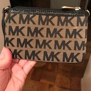 Michael Kors black design clutch/wristlet
